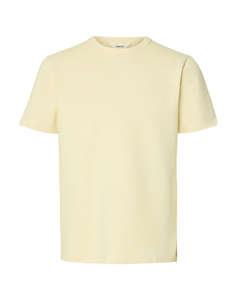 SELECTED SLMSANDER SEERSUCKER SS O-NECK TEE