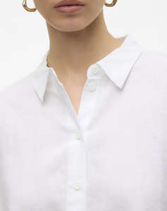 VERO MODA VMLINN 2/4 SHORT SHIRT WVN NOOS
