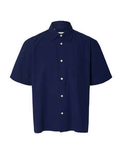 SELECTED SLHRLXSTUART SEERSUCKER SS SHIRT