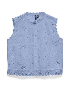 VERO MODA VMEMILY EMB SL TOP WVN
