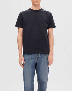 SELECTED SLMSANDER SEERSUCKER SS O-NECK TEE