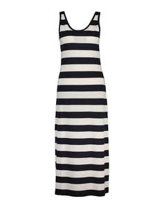 GANT DRESS STRIPED TANK TOP JERSEY MIDI DRESS
