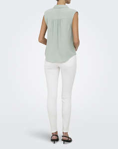 ONLY ONLSIESTA S/L LINEN BL SHIRT PNT NOOS