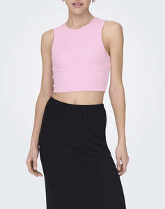 ONLY ONLVILMA S/L CROPPED TANK TOP JRS NOOS