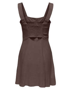 ONLY ONLSIESTA LINEN BL SHORT STRAP DRESS PNT