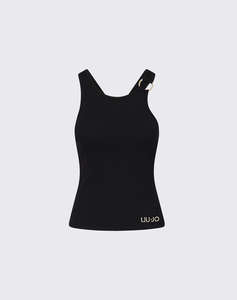 LIU JO BEACHWEAR_VA6J05_TOP JERSEY COSTINA ДАМСКА БЛУЗА