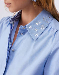 LIU JO WHITE_WA6C61_CAMICIA TS M/L WOMENS SHIRT
