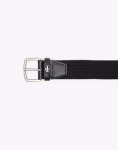 LACOSTE MENS BELT35 STRETCH WOWEN BELT