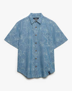 SUPERDRY D2 OVIN VINTAGE LOOM S/S SHIRT MENS SHIRT
