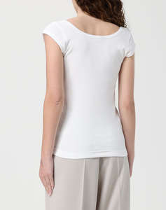 PINKO TENACE TOP COSTINA COTONE LOGO