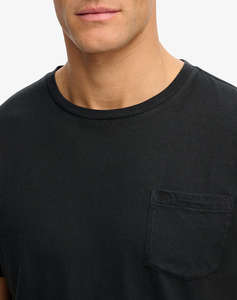 SUPERDRY D1 COTTON CLASSIC LINEN PKT TEE MENS BLOUSE