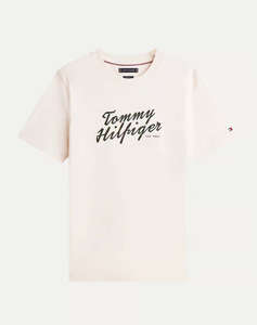 TOMMY HILFIGER SUMMER TEXT GRAPHIC TEE