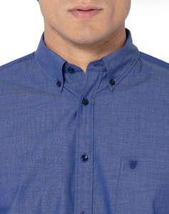 THE BOSTONIANS РИЗА FIL A FIL REGULAR FIT Plain FIL A FIL Button-down Regular Fit