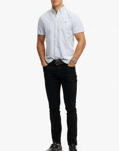 SUPERDRY D2 STUD PREPPY OXFORD S/S SHIRT MENS SHIRT