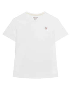 GUESS JEANS GJ SS CN REG MINI TRIANGLE TEE WOMENS BLOUSE