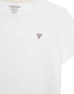 GUESS JEANS GJ SS CN REG MINI TRIANGLE TEE WOMENS BLOUSE