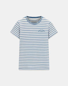GUESS JEANS GJ SS CN REG YD STRIPED TEE WOMENS BLOUSE
