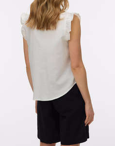 VERO MODA VMSELMA SS FRILL TOP