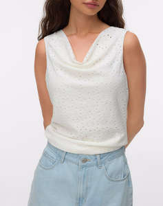 VERO MODA VMTASSA LIV SL WATERFALL TOP JRS