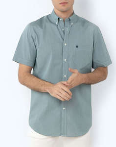 THE BOSTONIANS РИЗА CHESTER POPLIN REGULAR FIT MiniCheck POPLIN Button-down Regular Fit