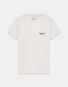 GUESS JEANS GJ SS VN SLIM MINI AMERICA TEE WOMENS BLOUSE