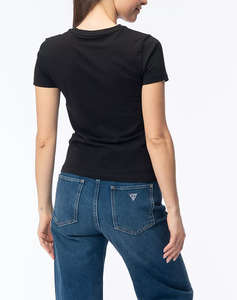 GUESS JEANS GJ SS CN SLIM ICONIC TEE WOMENS BLOUSE