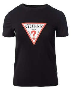 GUESS JEANS GJ SS CN SLIM ICONIC TEE WOMENS BLOUSE