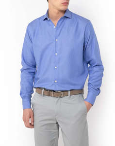 THE BOSTONIANS РИЗА DOBBY CUSTOM FIT Semi-Rex Custom Fit