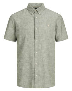 JACK&JONES JPRBLUSUMMER LIN. BL. SHIELD SS SHIRT SN