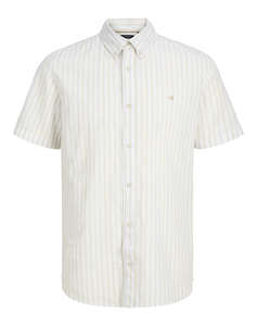 JACK&JONES JPRBLUSUMMER LIN. BL. SHIELD SS SHIRT SN