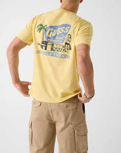 GUESS JEANS GJ SS CN REG WEST COAST HOTELMENS BLOUSE