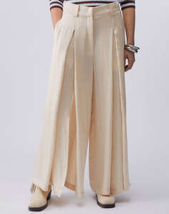 LIU JO BLACK_CA6C06_PANT.CON SPACCHI WOMENS TROUSERS