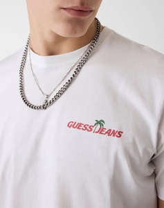 GUESS JEANS GJ SS CN REG WEST COAST HOTELMENS BLOUSE