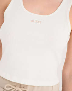 GUESS CIRCE SL RIB TANK TOP WOMENS BLOUSE