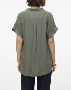 VERO MODA VMBUMPY SS SHIRT WVN NOOS