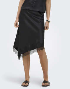 ONLY ONLFARAYA SATIN LACE SKIRT WVN