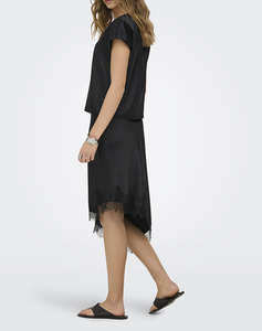 ONLY ONLFARAYA SATIN LACE SKIRT WVN