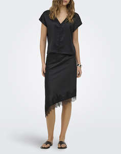 ONLY ONLFARAYA SATIN LACE SKIRT WVN