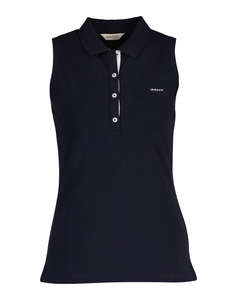 GANT БЛУЗА ΧΜ CONTRAST SLEEVELESS PIQUE POLO