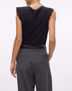VERO MODA VMEMILY SL GATHERING TOP JRS NOOS