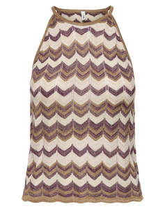ONLY ONLASTER SL GLITTER TOP KNT