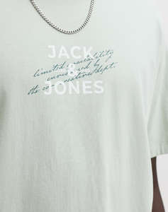 JACK&JONES JCOETERNA FRONT PRINT TEE SS CREW FST