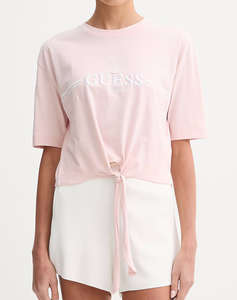 GUESS CN SS BOW T-SHIRT ДАМСКА БЛУЗА