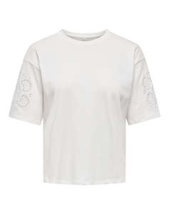 ONLY ONLTALLY S/S ROUND NECK BOX TOP JRS