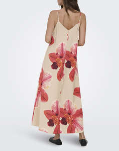ONLY ONLRESI-ELANOR STRAP BIG FLOWR DRESS WVN