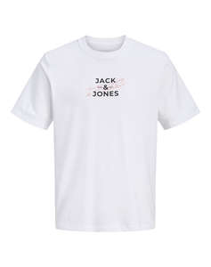 JACK&JONES JCOETERNA FRONT PRINT TEE SS CREW FST