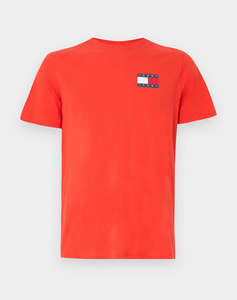 TOMMY JEANS TJM SLIM ESSENTIAL FLAG TEE EXT NEW