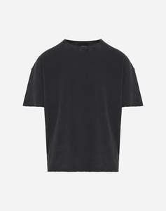 DIRTY LAUNDRY PIQUET T-SHIRT WITH RAW EDGES
