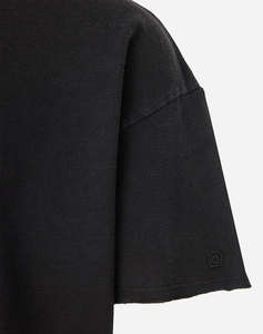DIRTY LAUNDRY PIQUET T-SHIRT WITH RAW EDGES