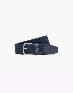 LACOSTE MENS BELT35 STRETCH WOWEN BELT